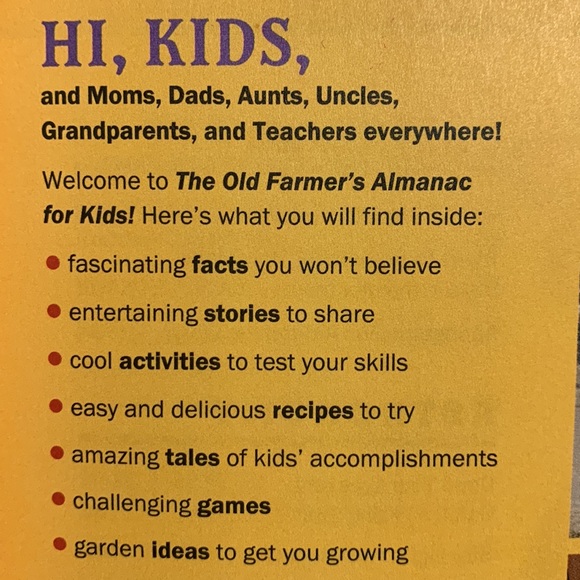 🧚♀️3/$12🧚♀️ farmers almanac for kids - Picture 8 of 10